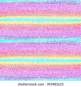 Rainbow vector seamless bright children drawing stroke, fine shading, pencil, stitch, embroidery