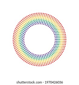 rainbow vector in the sky, colorful rainbow