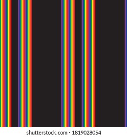 Rainbow vertical striped seamless pattern background suitable for fashion textiles, graphics