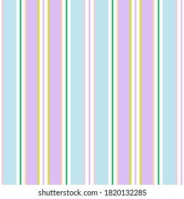 Rainbow vertical striped seamless pattern background suitable for fashion textiles, graphics