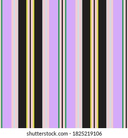 Rainbow vertical striped seamless pattern background suitable for fashion textiles, graphics