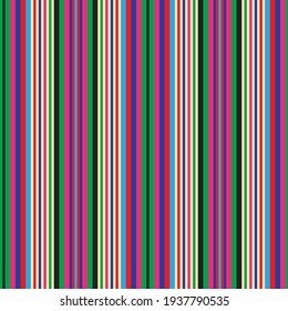 Rainbow vertical striped seamless pattern background suitable for fashion textiles, graphics