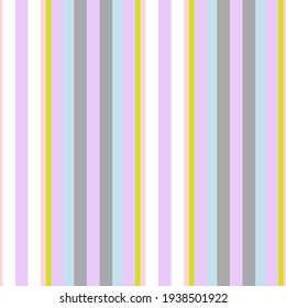 Rainbow vertical striped seamless pattern background suitable for fashion textiles, graphics