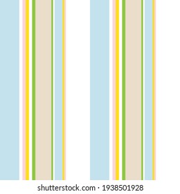 Rainbow vertical striped seamless pattern background suitable for fashion textiles, graphics