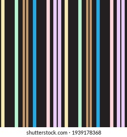 Rainbow vertical striped seamless pattern background suitable for fashion textiles, graphics