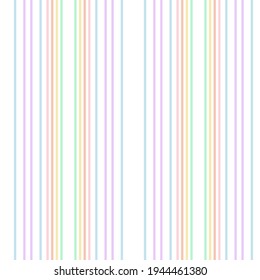 Rainbow vertical striped seamless pattern background suitable for fashion textiles, graphics
