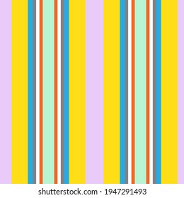 Rainbow vertical striped seamless pattern background suitable for fashion textiles, graphics