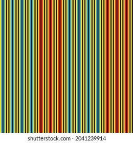Rainbow vertical striped seamless pattern background suitable for fashion textiles, graphics