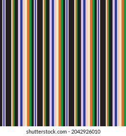 Rainbow vertical striped seamless pattern background suitable for fashion textiles, graphics