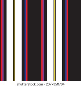 Rainbow vertical striped seamless pattern background suitable for fashion textiles, graphics