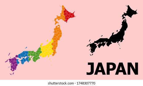 日本地図 ドット の画像 写真素材 ベクター画像 Shutterstock