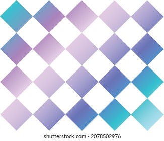 Rainbow Violet Blue Gradient Diamond Hintergrund. Vektorgrafik