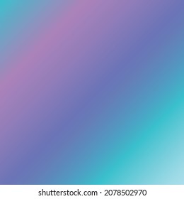 Rainbow Violet Blue Gradient Square Background. Vector Illustration