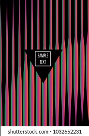 Rainbow VIP Minimal Cover. Vector Modern Background, Trendy Paper Pattern. Label Neon Certificate Template Dynamic Shapes Bright Metal Minimal Cover. Fluid Blend Rainbow Poster Design.