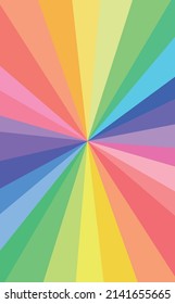 rainbow vivid color sunburst background