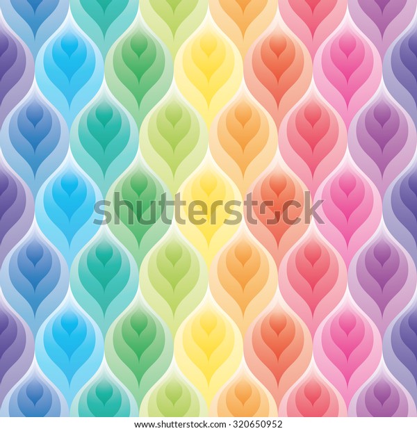 虹の壁紙 3dのシームレスな背景 ベクター画像eps10 のベクター画像素材 ロイヤリティフリー