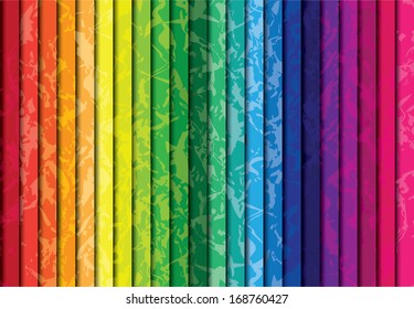 Rainbow wallpaper pattern, vector