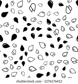 Rainbow Water Drops Seamless vector EPS 10 pattern