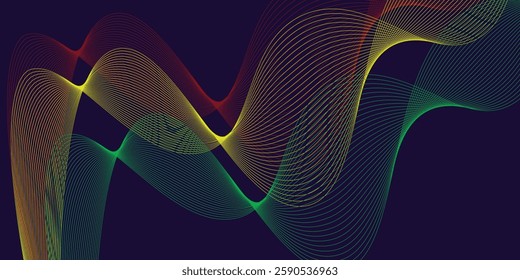 rainbow wave abstract background, colorful background, for office, mobile app, logo, ui. vector illustration