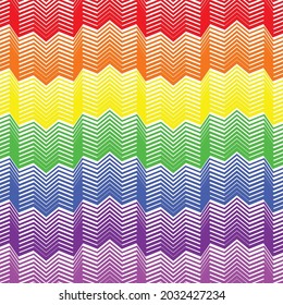 Rainbow Wave Background, Pattern Design Template. Textile Pattern.