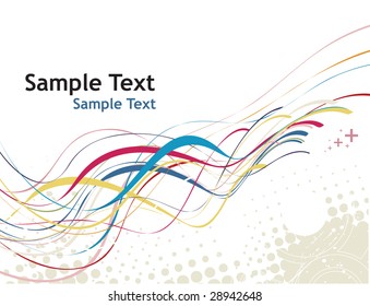 Point Curve Consisting Abstract Graphicvector Illustration Stock Vector ...