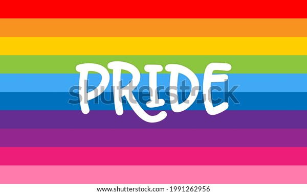 Rainbow Waving Flag Pride Banner Lgbt Stock Vector Royalty Free 1991262956 Shutterstock 0964