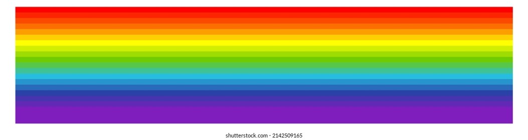 Rainbow weather, happiness, nature concept illustration, graphic. Symbolic flag of LMBTQ+ 