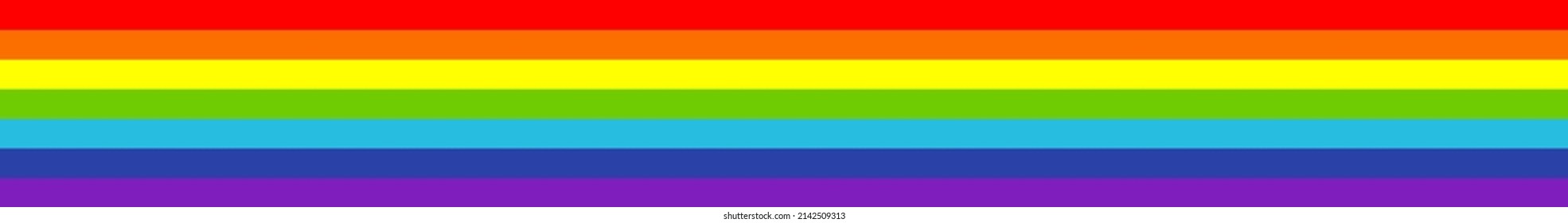 Rainbow weather, happiness, nature concept illustration, graphic. Symbolic flag of LMBTQ+ 