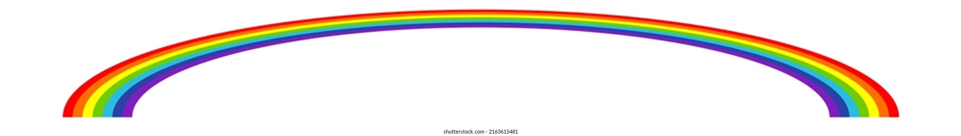 Rainbow weather, happiness, nature concept illustration, graphic. Symbolic flag of LMBTQ+ 