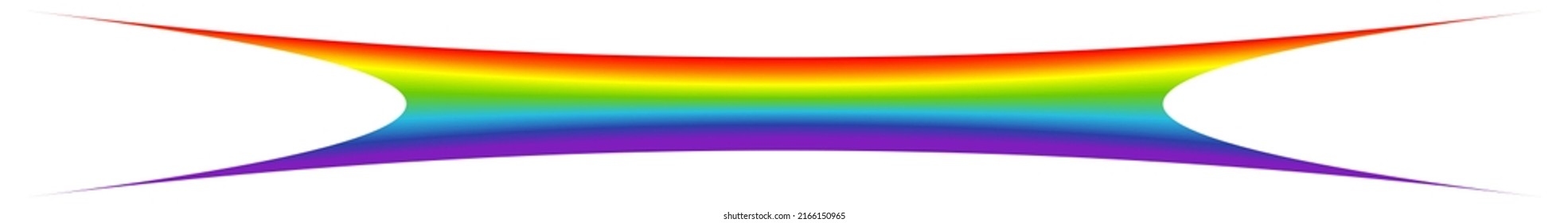 Rainbow weather, happiness, nature concept illustration, graphic. Symbolic flag of LMBTQ+ 