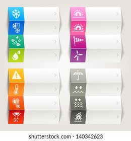 Rainbow - Weather and Meteorology Icons / Navigation template