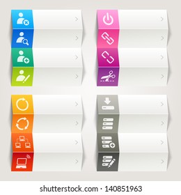 Rainbow - Website and Internet icons / Navigation template