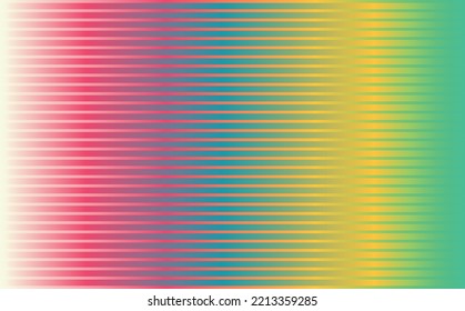 Rainbow and white gradient abstract background with horizontal stripes. Suitable for wallpaper, cover, card, and pride month theme.
