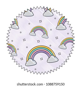 rainbows pattern design