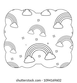 rainbows pattern design
