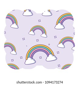 rainbows pattern design