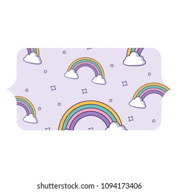 rainbows pattern design