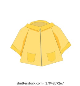 Raincoat clothes, worn when it rains all day