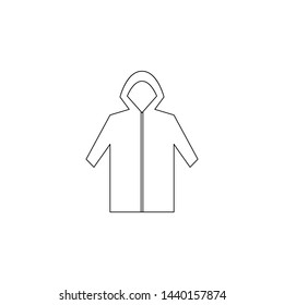 raincoat icon. Element of camping for mobile concept and web apps icon. Outline, thin line icon for website design and development, app development