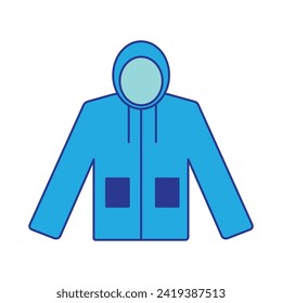 raincoat icon vector illustration design