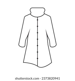 Raincoat icon vector illustration template design