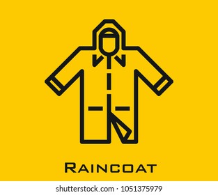 Raincoat Vector Icon