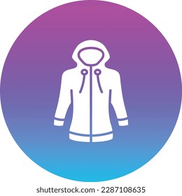 Raincoat vector icon. Can be used for printing, mobile and web applications.