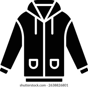 Raincoat vector icon. Can be used for printing, mobile and web applications.
