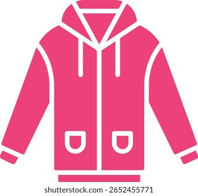 Ícone de vetor de capa de chuva. Pode ser usado para impressão, aplicativos móveis e da Web.