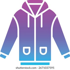 Raincoat vector icon. Can be used for printing, mobile and web applications.