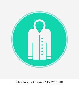 Raincoat vector icon sign symbol