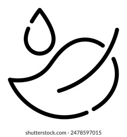 Raindrop Dew Icon for web, app, infographic etc