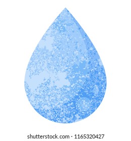 raindrop graphic vector illustration icon