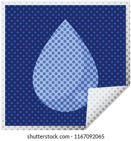 Aufkleber für Rainting-Grafik, Vektorgrafik